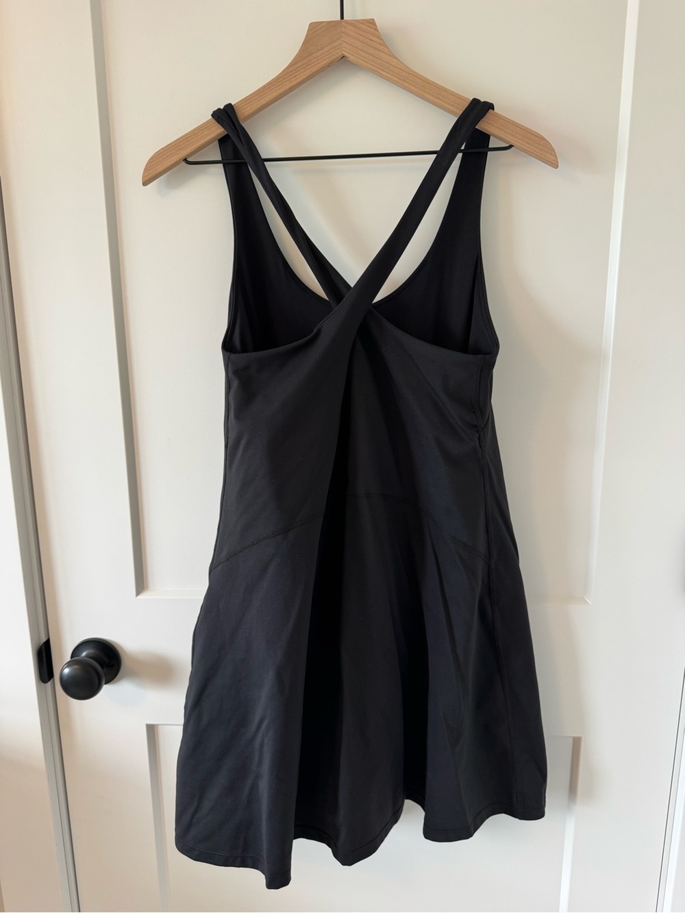 Avia Black Twist Back Athletic Dress Size XL - Picture 3 of 4
